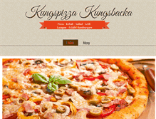 Tablet Screenshot of kungspizza.net