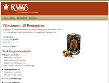 Tablet Screenshot of kungspizza.com